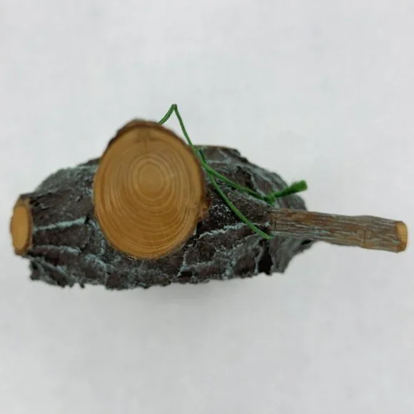 Vintage Austrian Decanter Glass Bottle Scenic Linz Tree Bark Design Cork Stopper - Picture 8 of 12